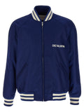 Bomber Valentino Garavani blu in poliammide