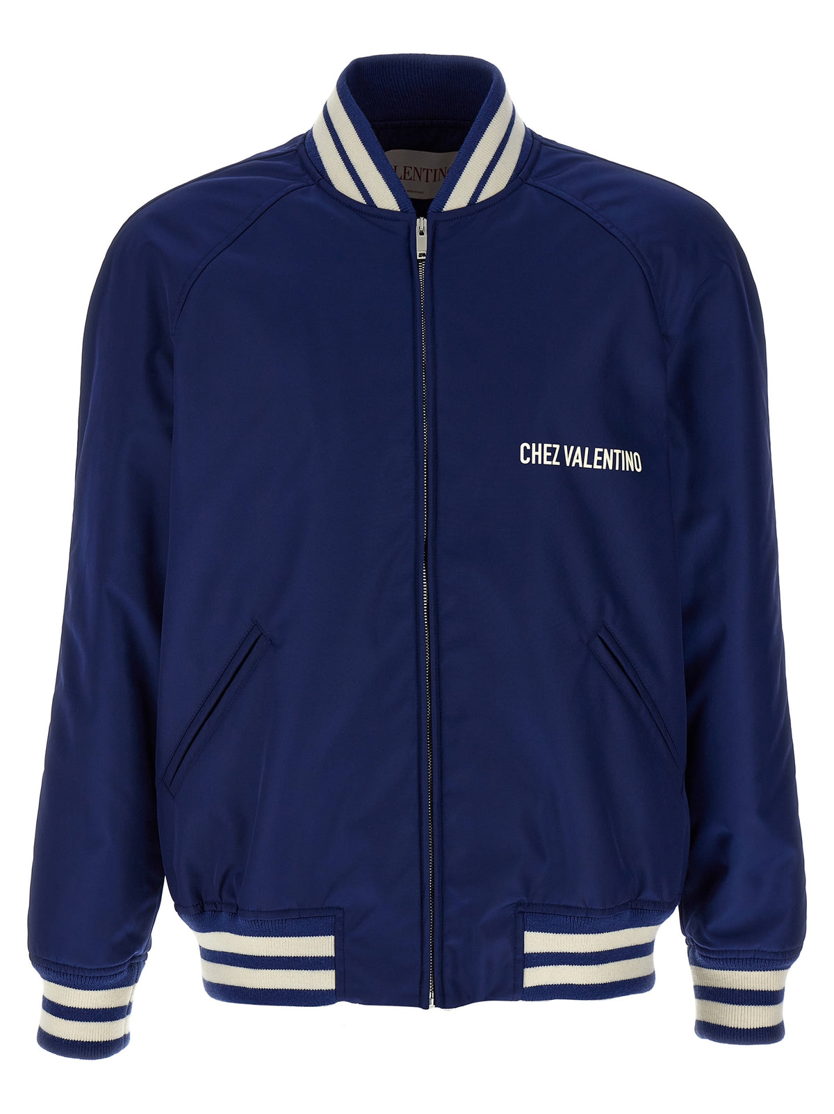 Bomber Valentino Garavani blu in poliammide