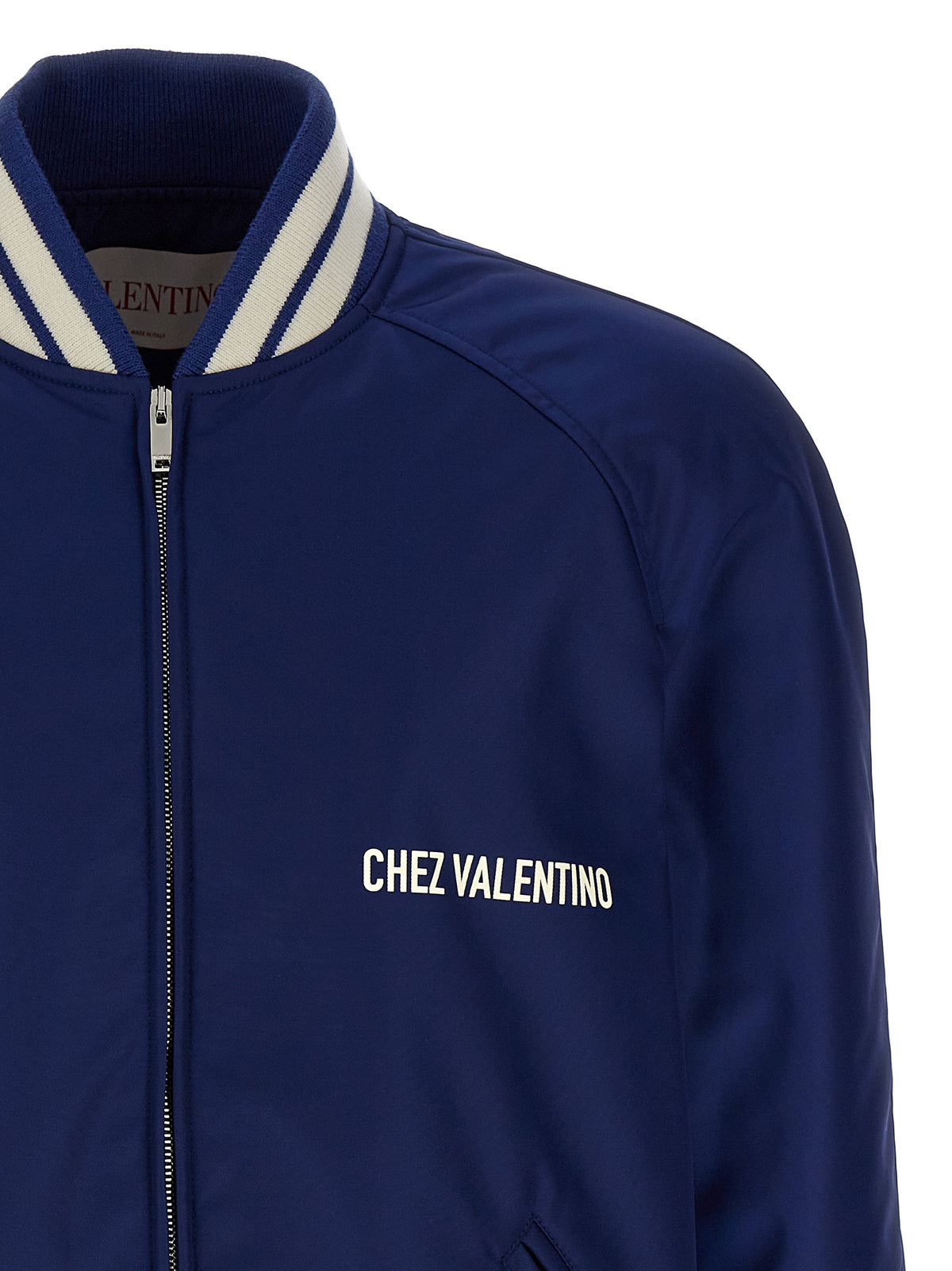 Bomber Valentino Garavani blu in poliammide