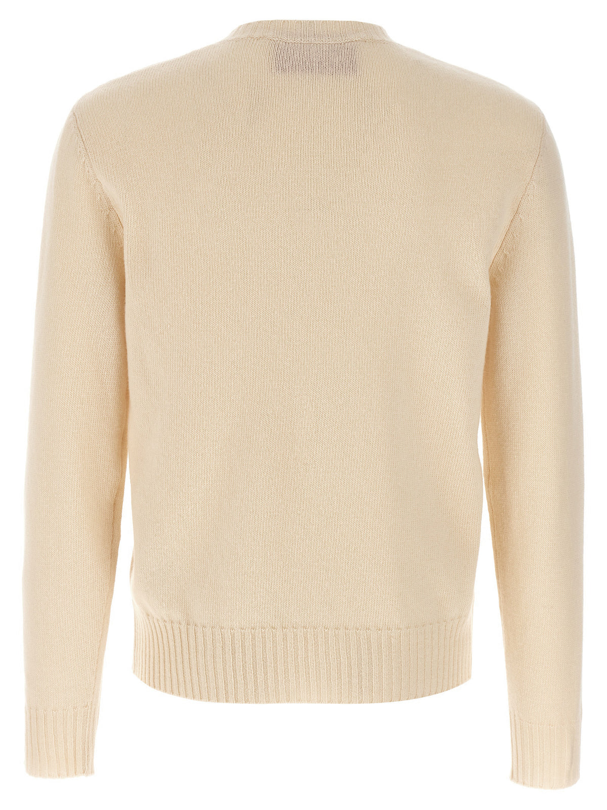 Cardigan beige in lana vergine Valentino Garavani