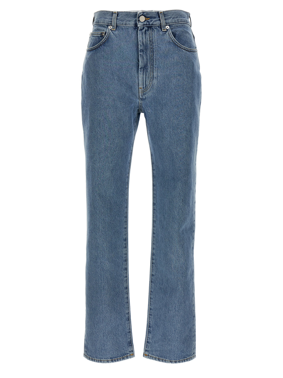 Jean droit Loulou De Saison en coton biologique bleu