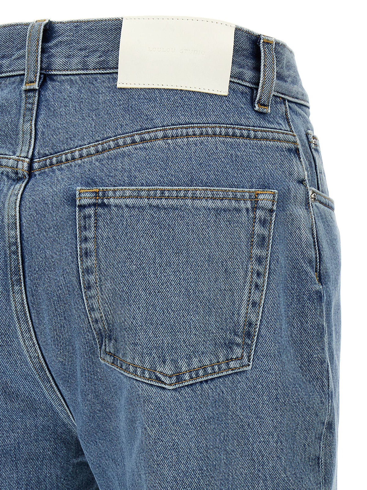 Jean droit Loulou De Saison en coton biologique bleu