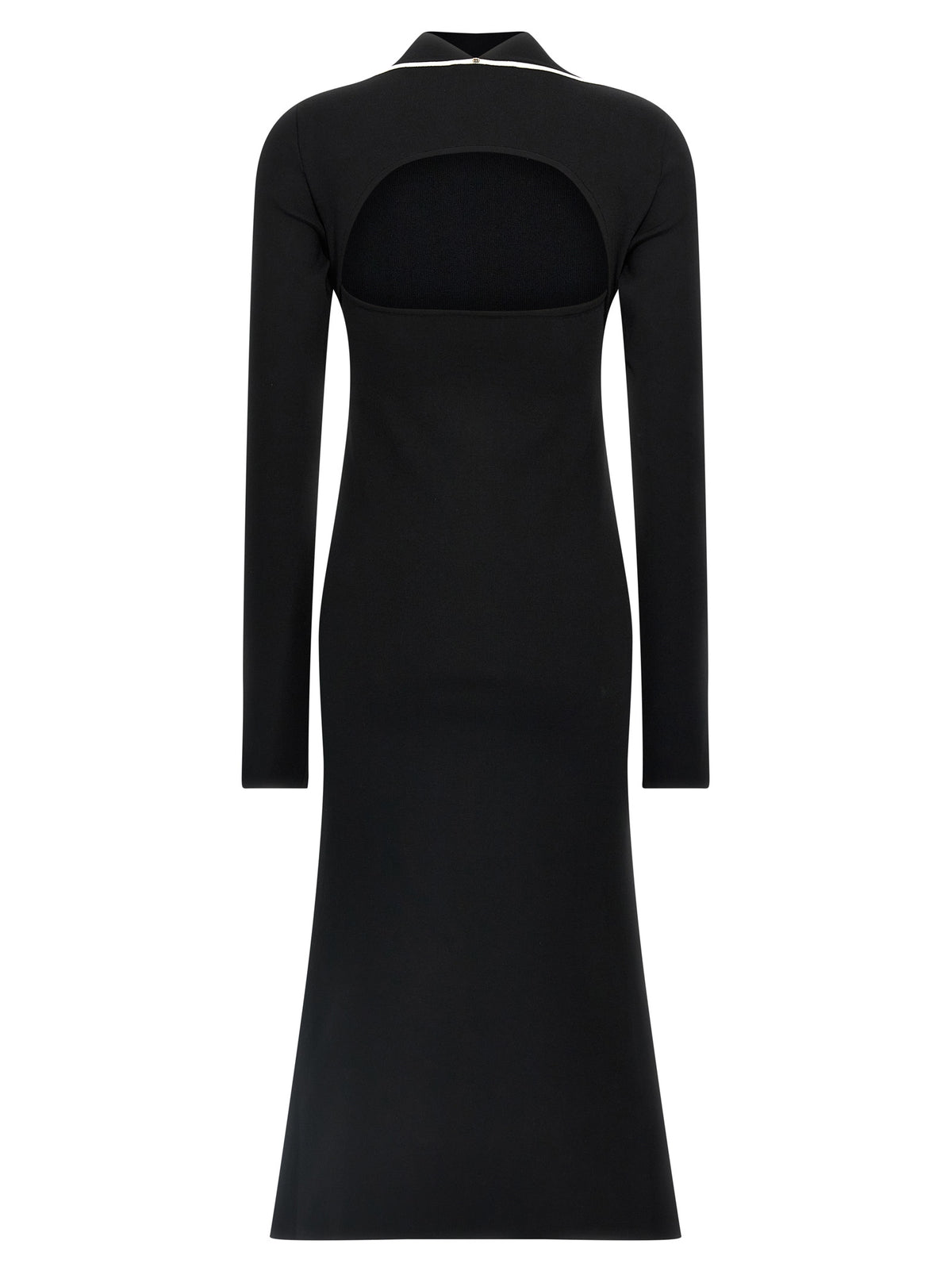 Robe mi-longue bicolore en viscose Sportmax
