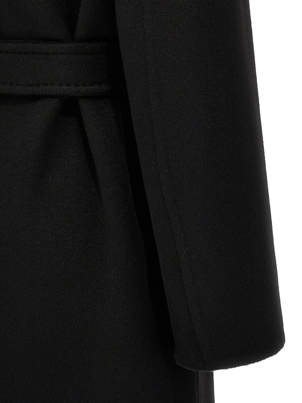 Cappotto nero in cashmere Max Mara