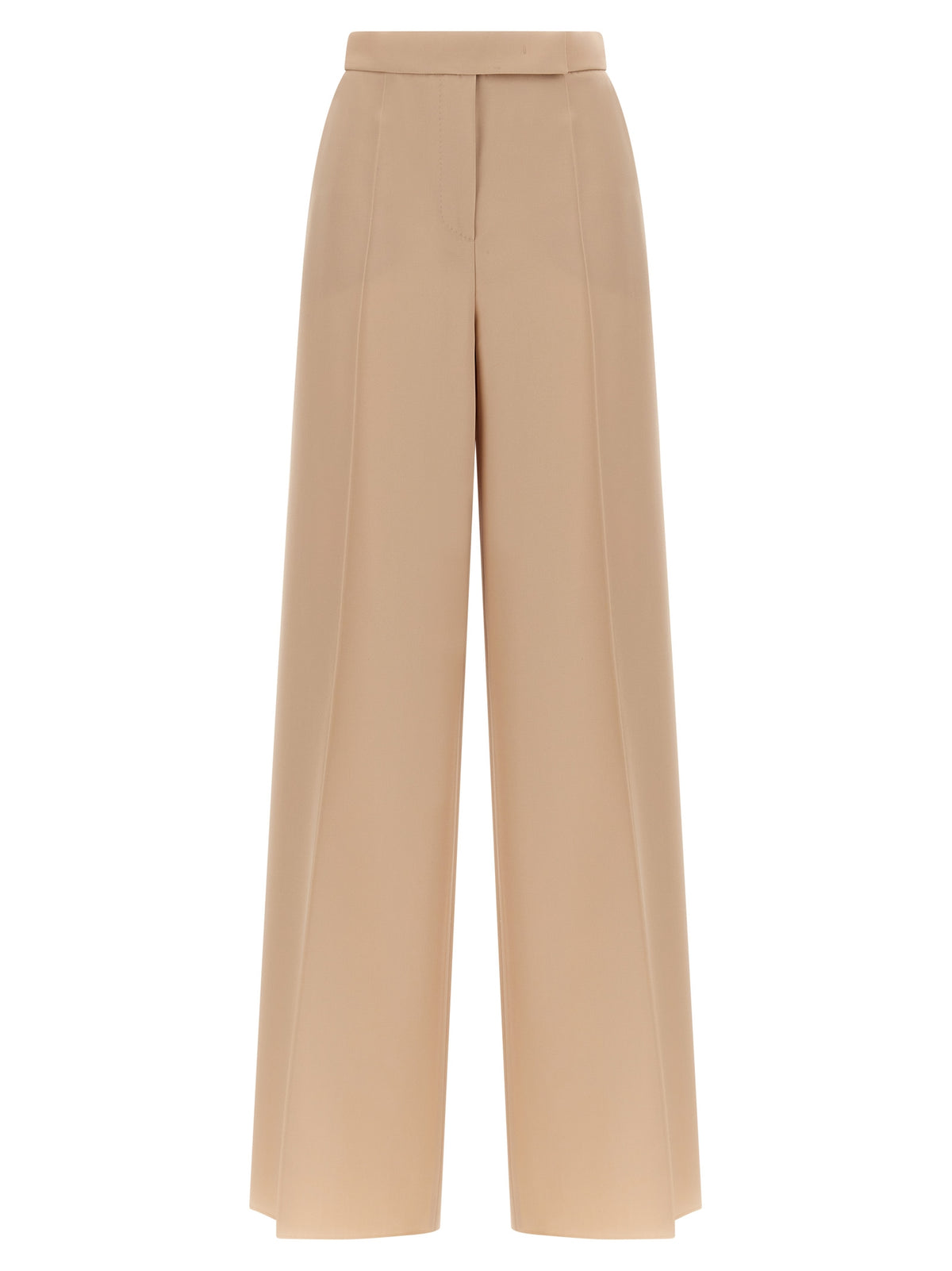 Pantaloni casual beige in lana vergine Max Mara