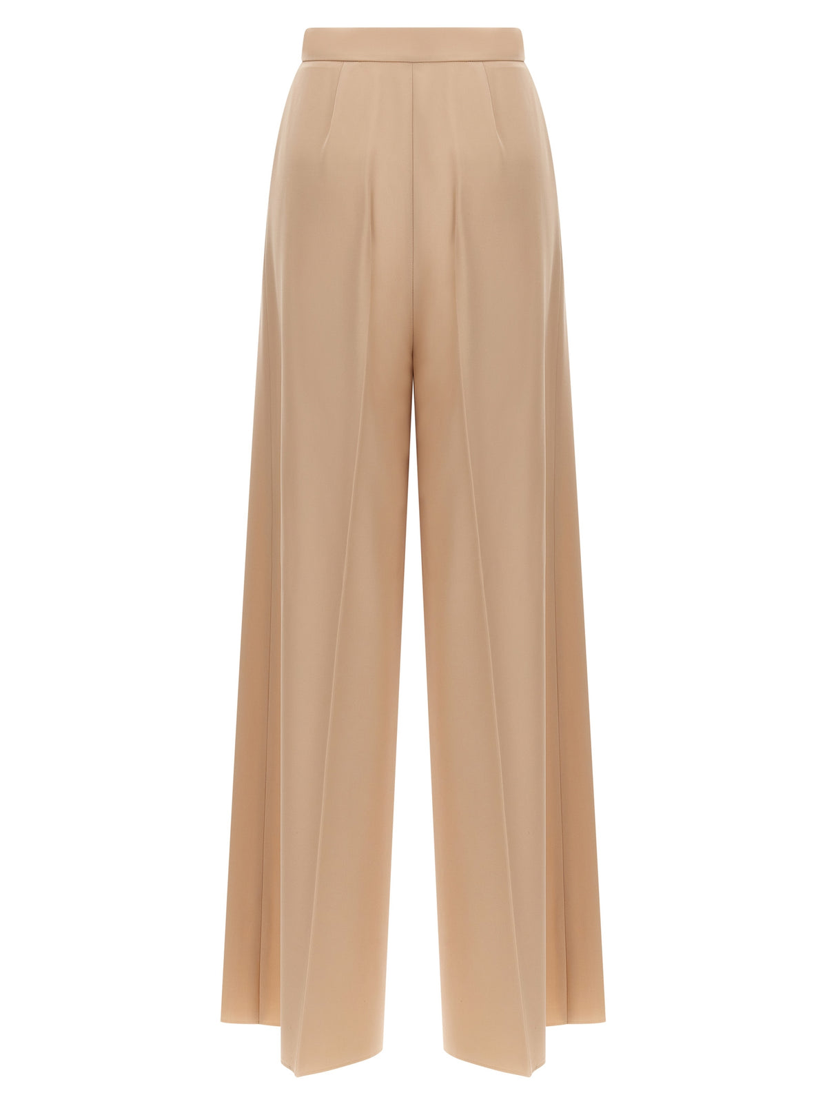 Pantaloni casual beige in lana vergine Max Mara