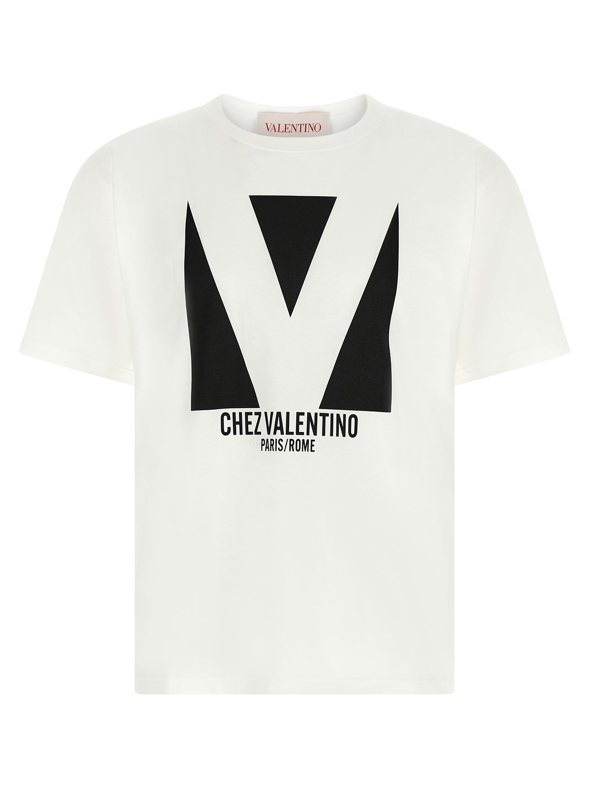 T-shirt bicolore en coton Valentino Garavani