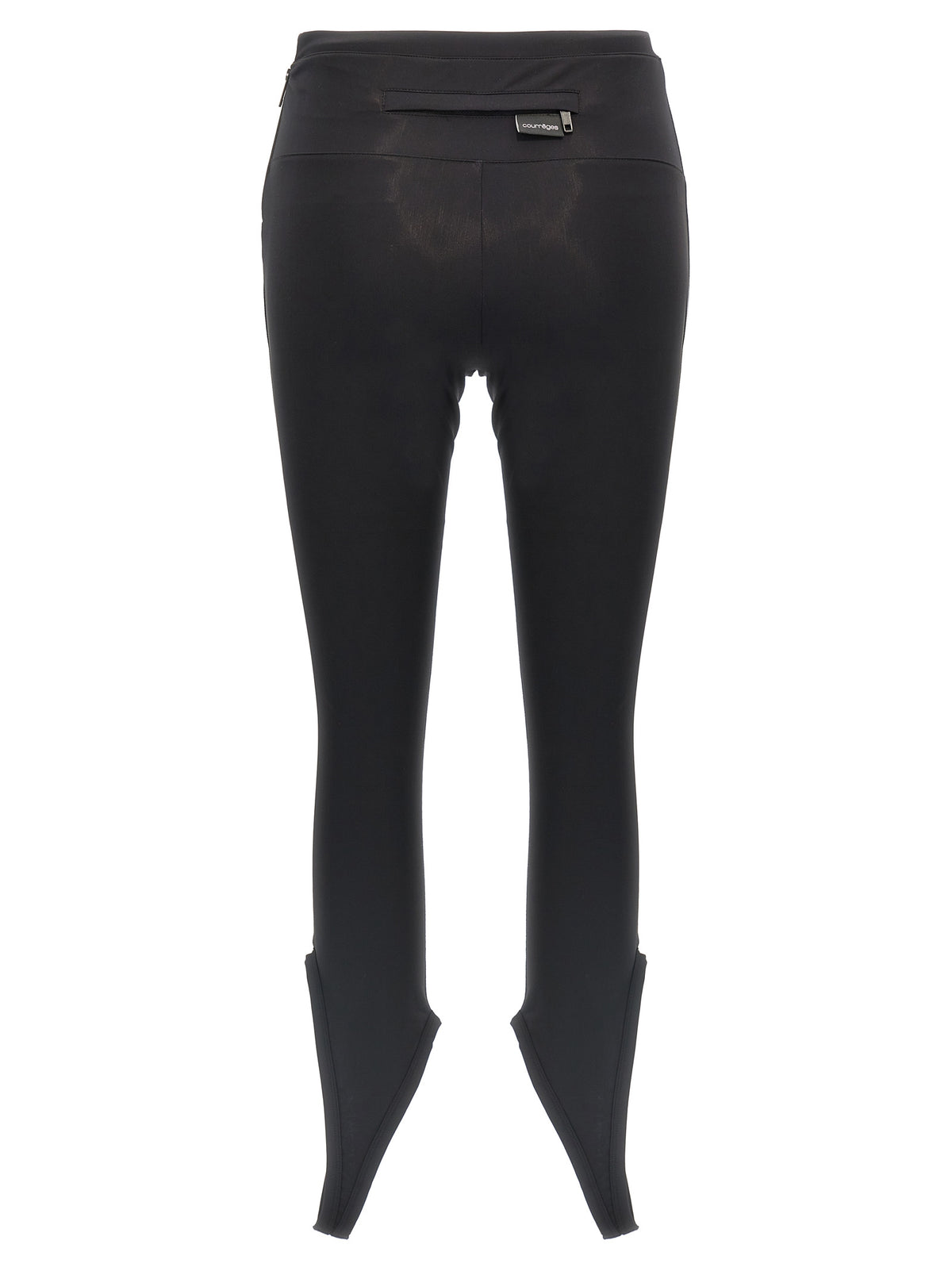 Leggings neri Courrèges in poliammide