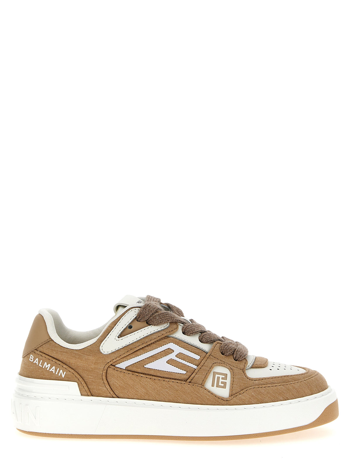 Sneakers basse Balmain beige in poliestere