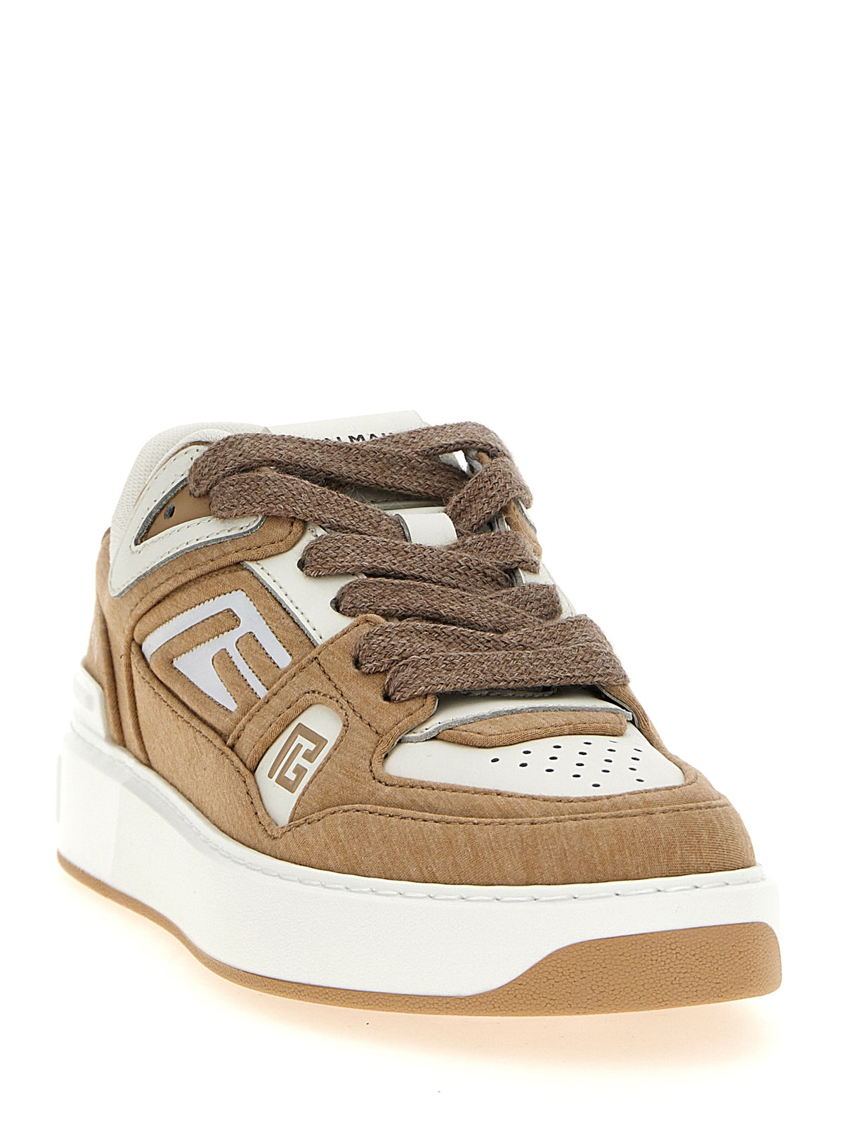 Sneakers basse Balmain beige in poliestere