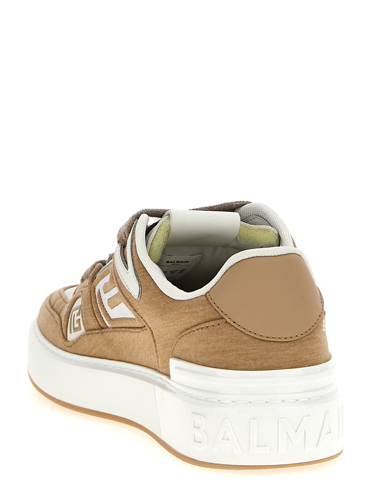 Sneakers basse Balmain beige in poliestere