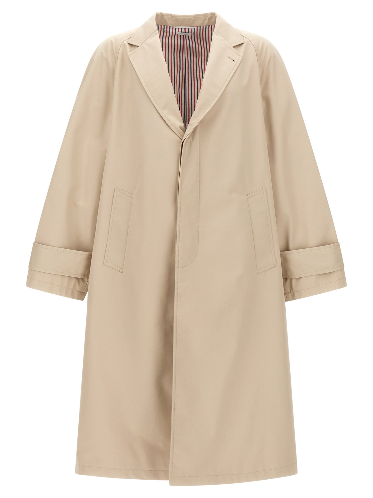 Cappotto beige in poliestere Thom Browne