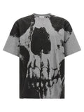 T-shirt Alexander McQueen in cotone grigio