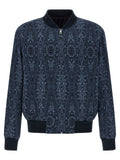 Blouson aviateur Etro en coton bleu