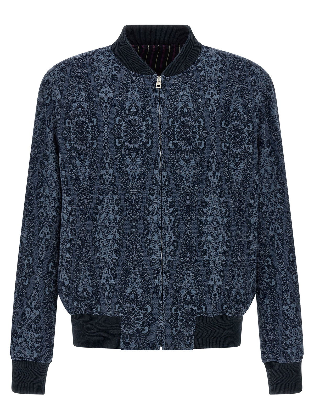 Blouson aviateur Etro en coton bleu