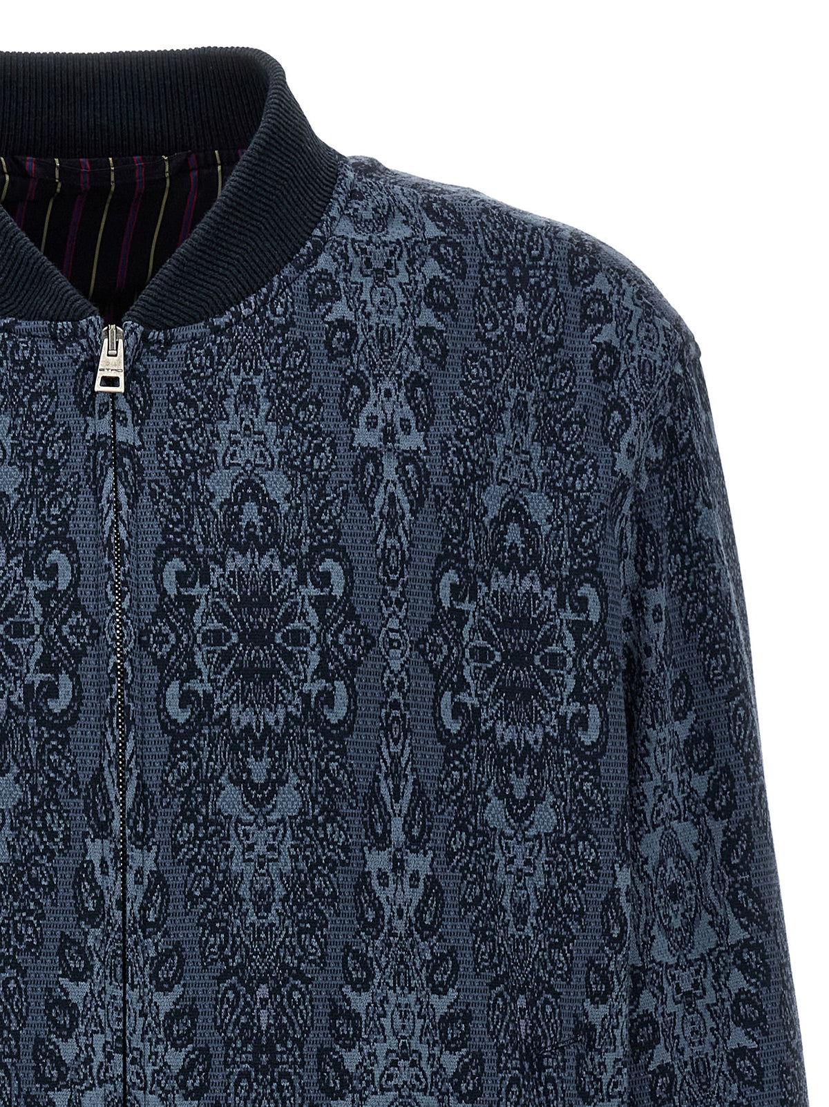 Blouson aviateur Etro en coton bleu