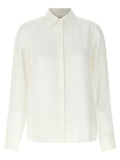 Blusa bianca in seta Ferragamo