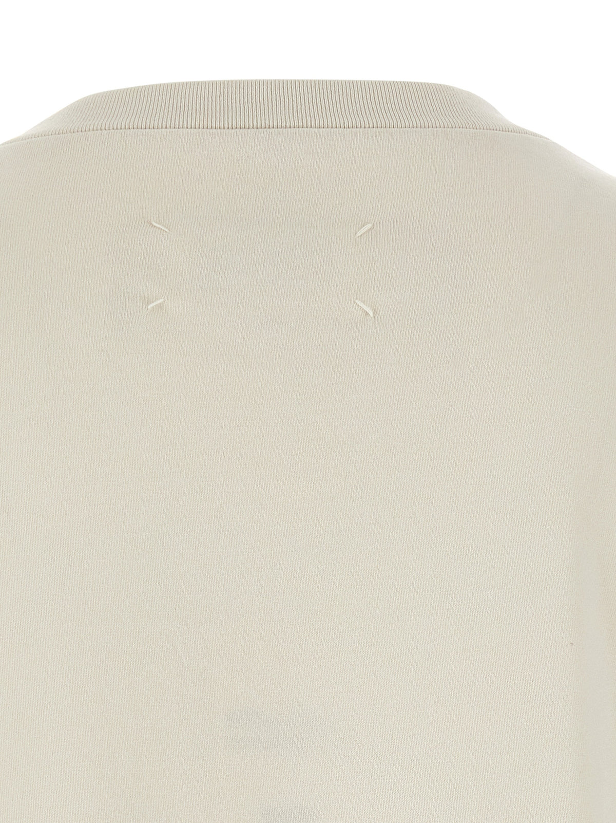T-shirt en coton beige Maison Margiela