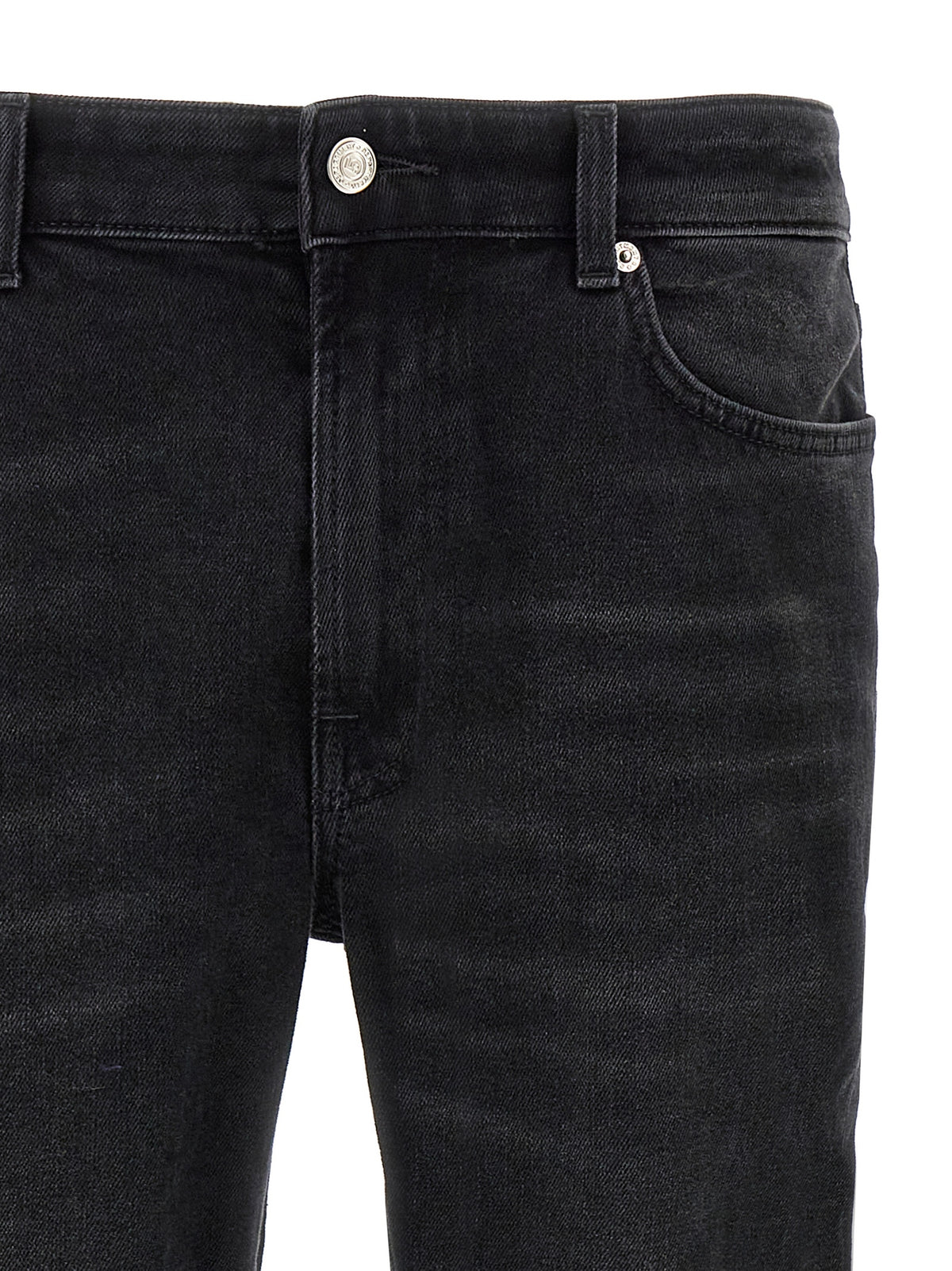 Jean en denim de coton noir Département 5