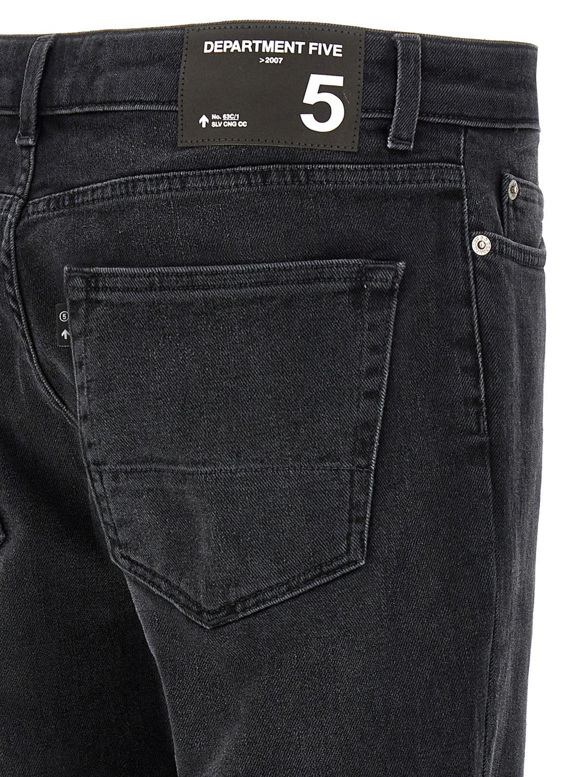 Jean en denim de coton noir Département 5