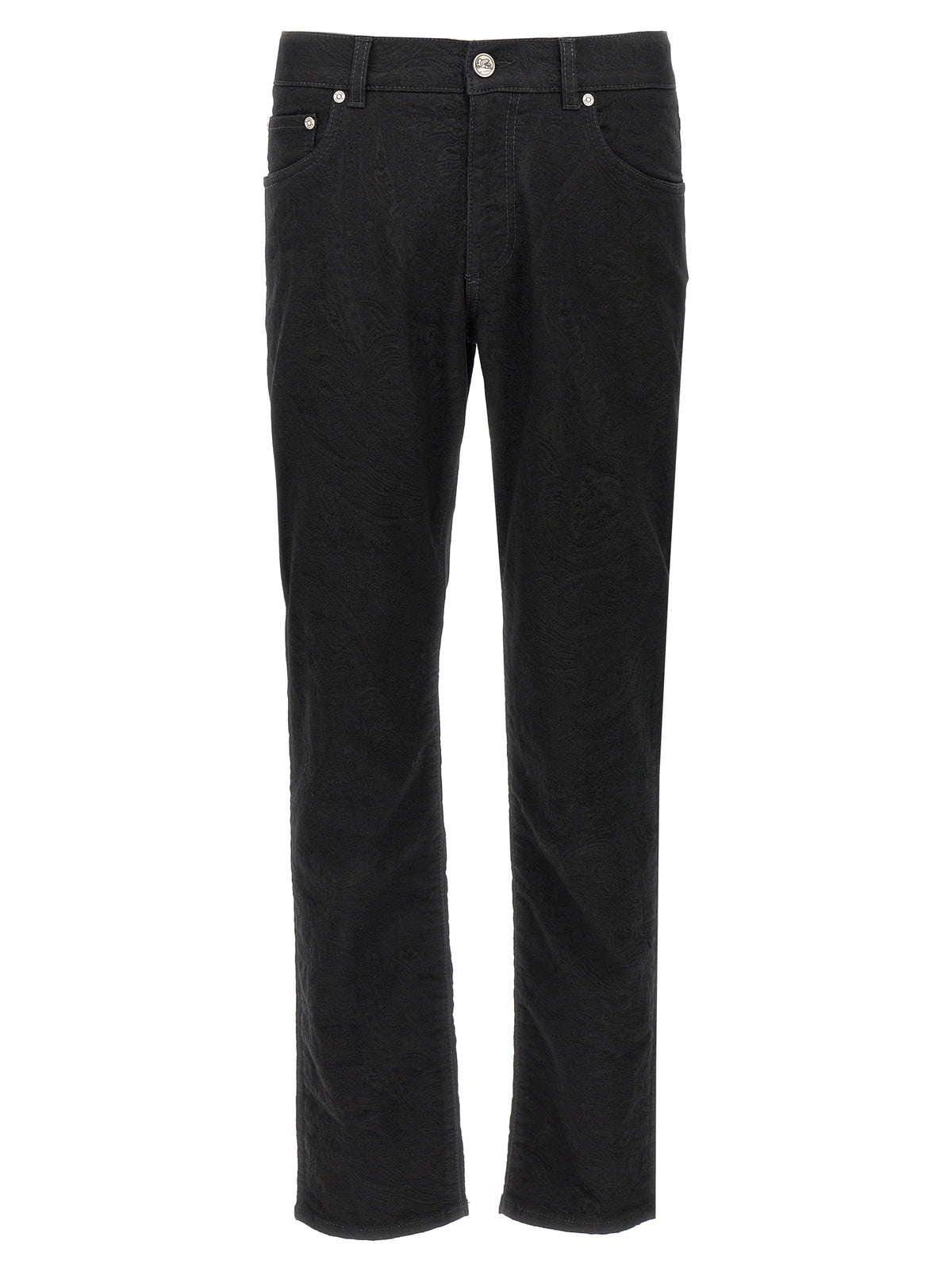 Etro Jeans in Denim di Cotone Nero