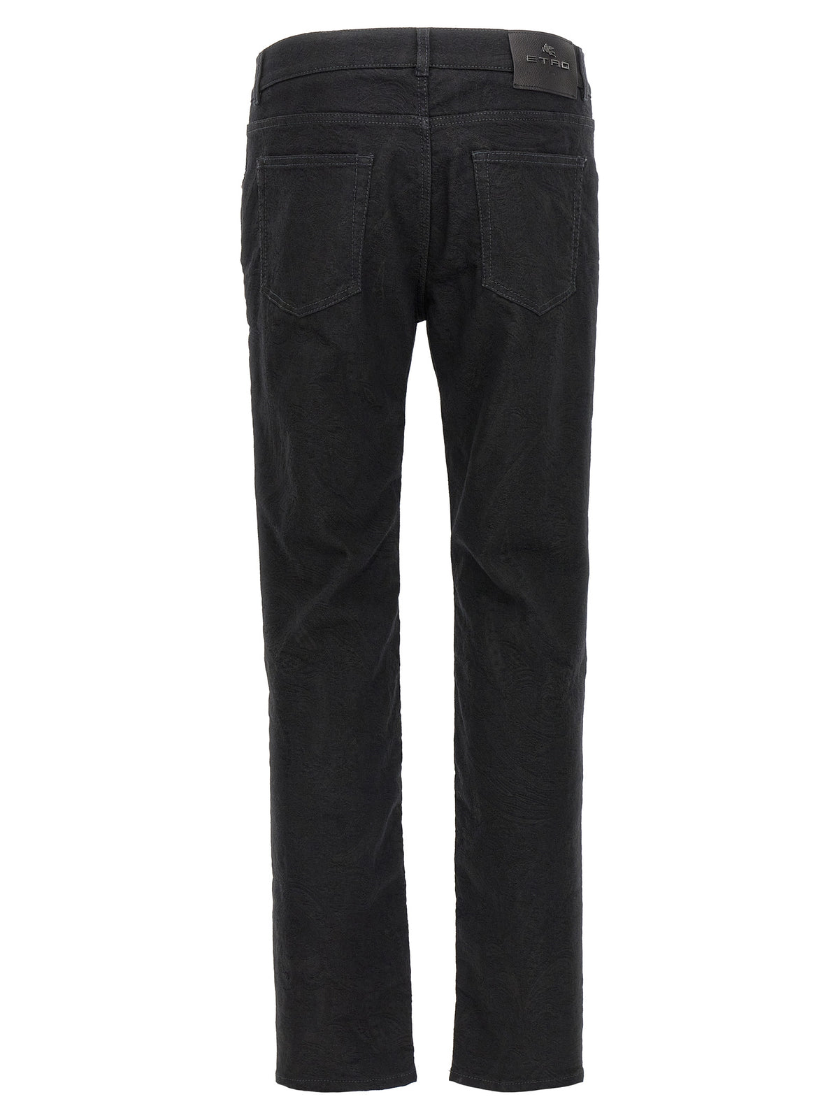 Etro Jeans in Denim di Cotone Nero
