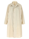 Cappotto in cotone beige Maison Margiela