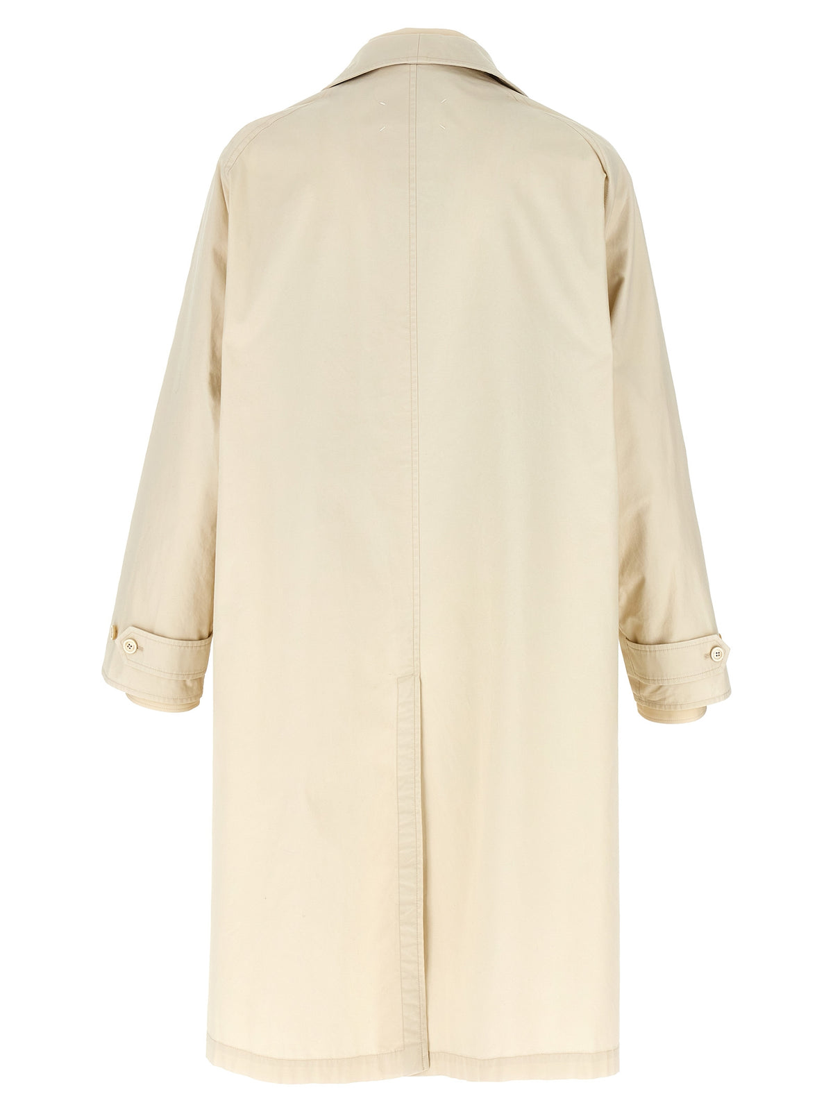 Cappotto in cotone beige Maison Margiela