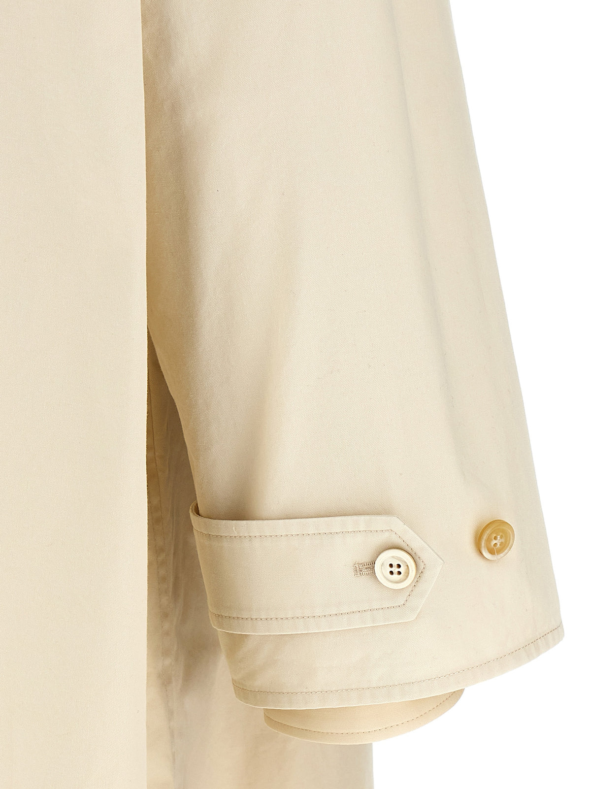 Cappotto in cotone beige Maison Margiela