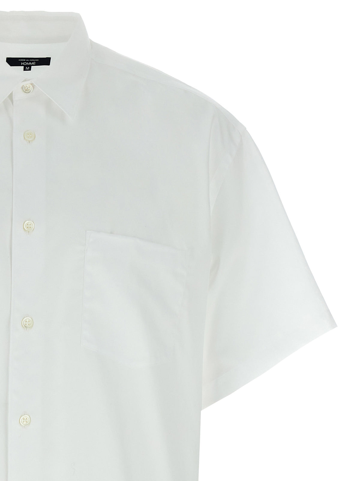 Chemisier en coton blanc Comme des Garçons