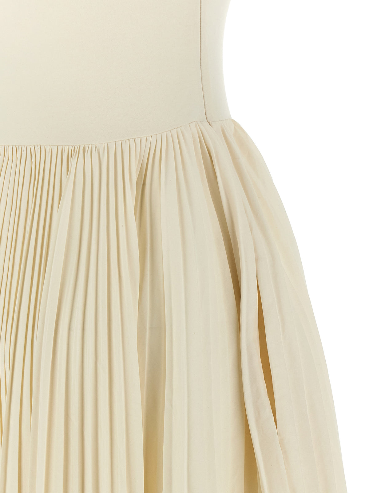 Robe longue Alexander McQueen en coton blanc