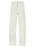 Balenciaga Jeans in Denim di Cotone Bianco