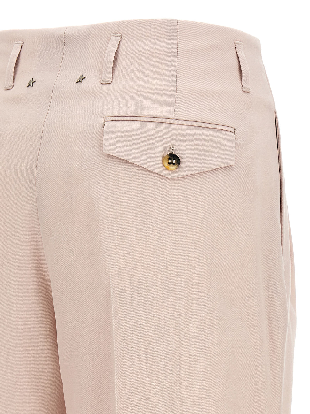 Pantaloni casual Golden Goose in lana vergine multicolore