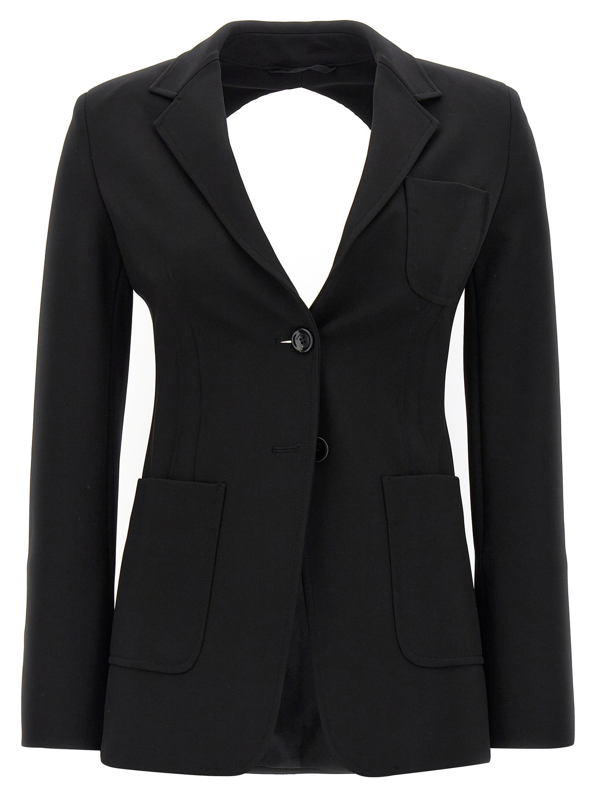 Blazer Max Mara Nero in Viscosa