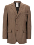 Blazer Magliano Marrone in Lana Vergine