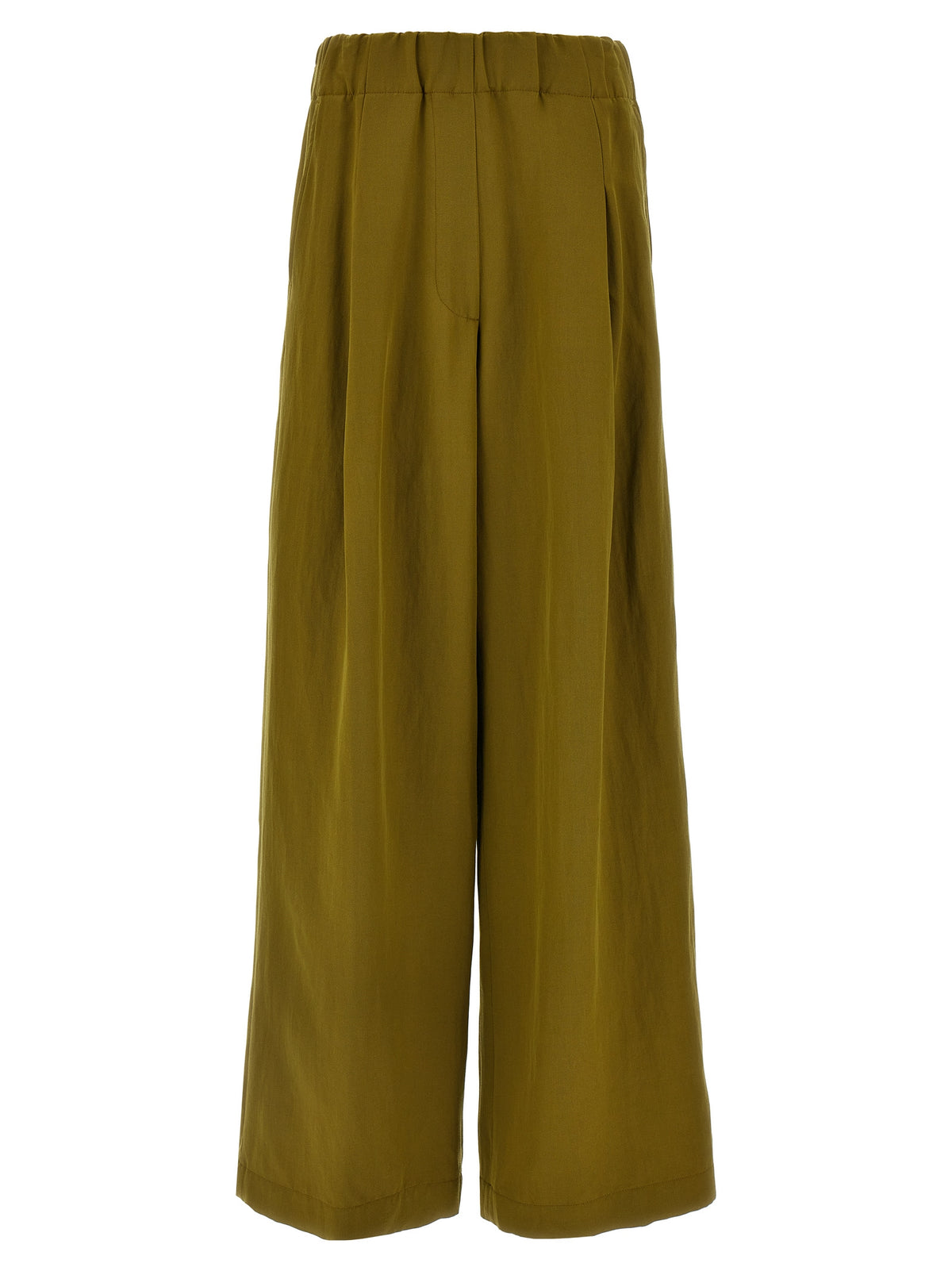 Pantaloni casual bicolor in lana Dries Van Noten