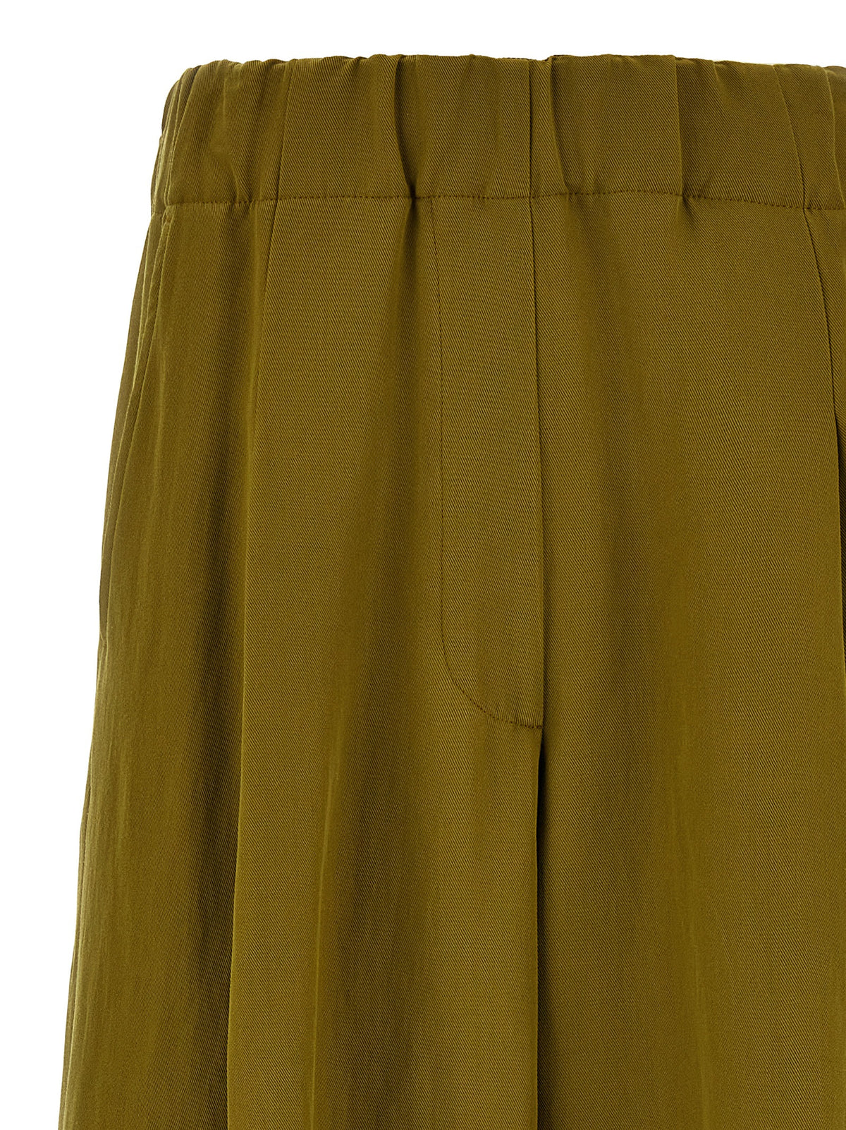 Pantaloni casual bicolor in lana Dries Van Noten