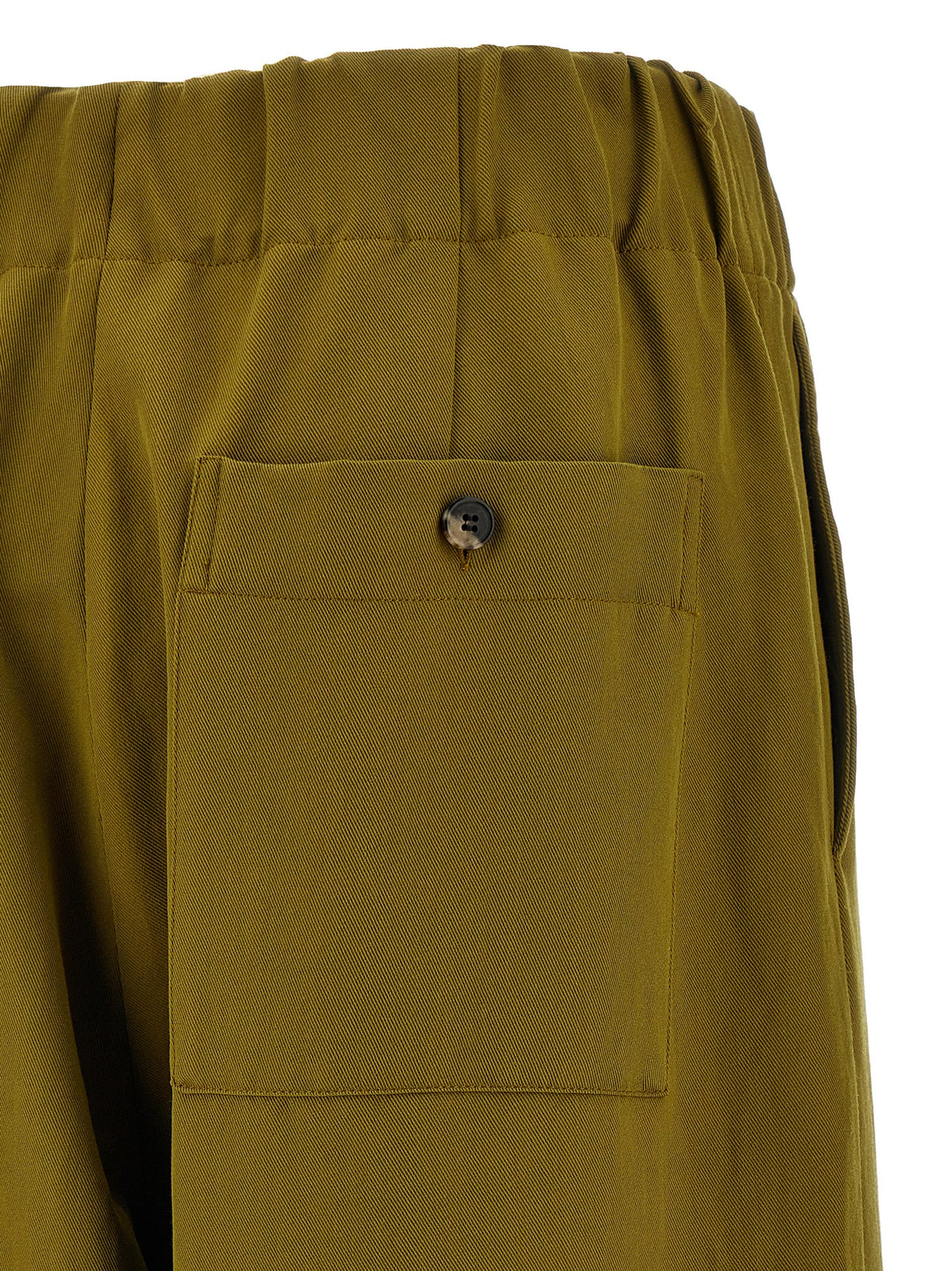 Pantaloni casual bicolor in lana Dries Van Noten