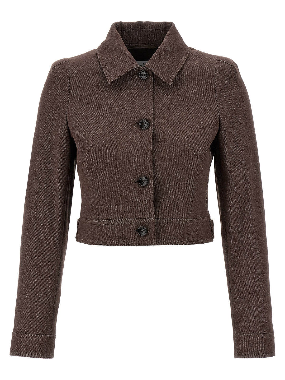 Blazer Max Mara in cotone marrone
