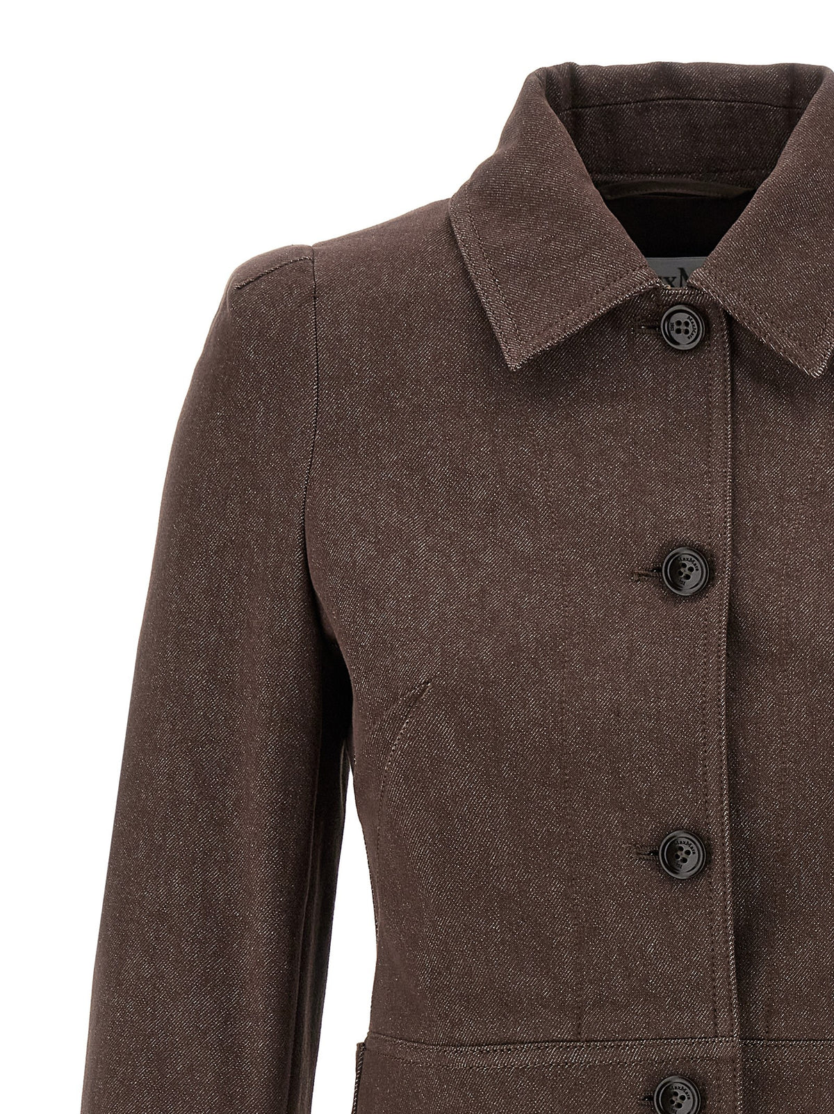 Blazer Max Mara in cotone marrone