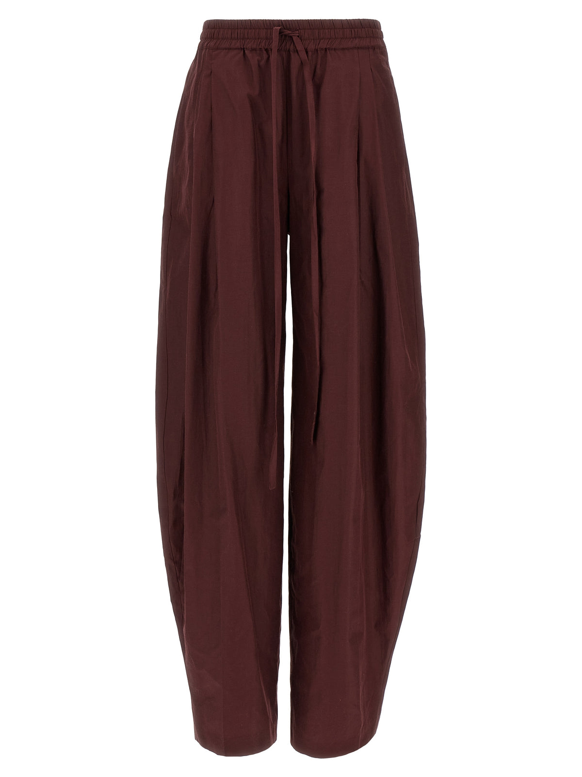 I pantaloni casual in poliestere Bordeaux Andamane