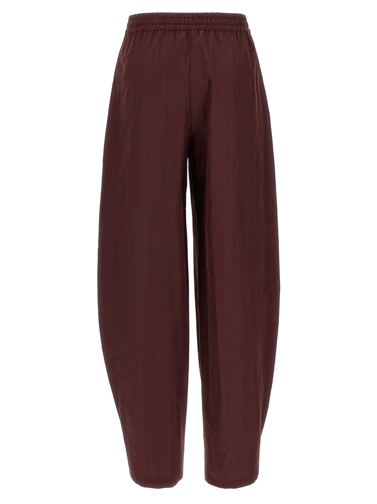 I pantaloni casual in poliestere Bordeaux Andamane