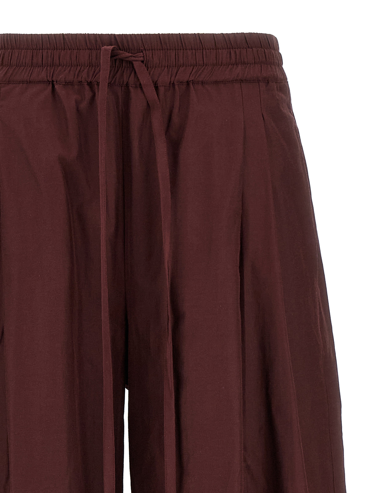 I pantaloni casual in poliestere Bordeaux Andamane
