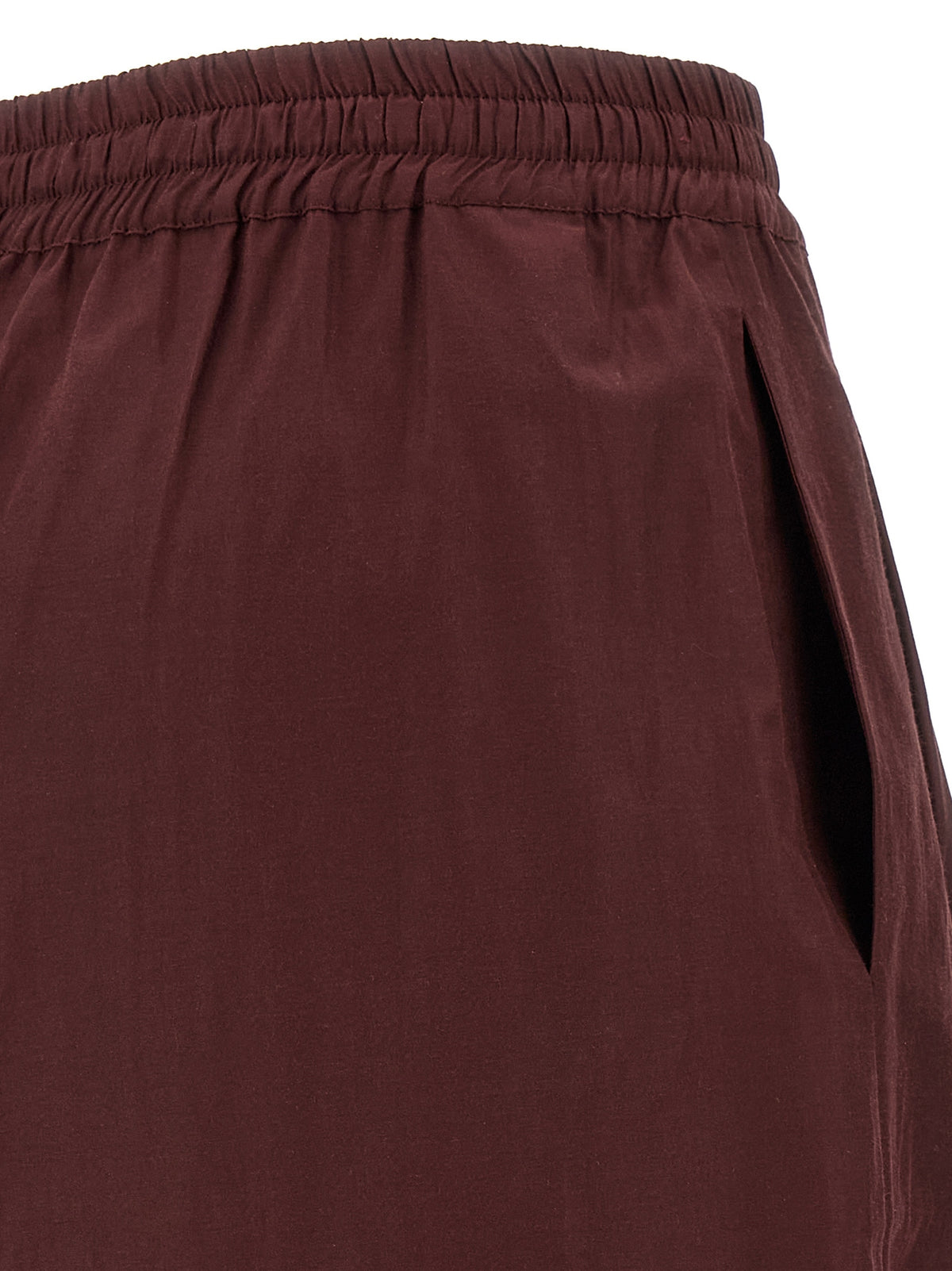 I pantaloni casual in poliestere Bordeaux Andamane