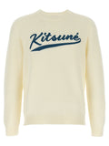 Cardigan bianco in cotone Maison Kitsuné