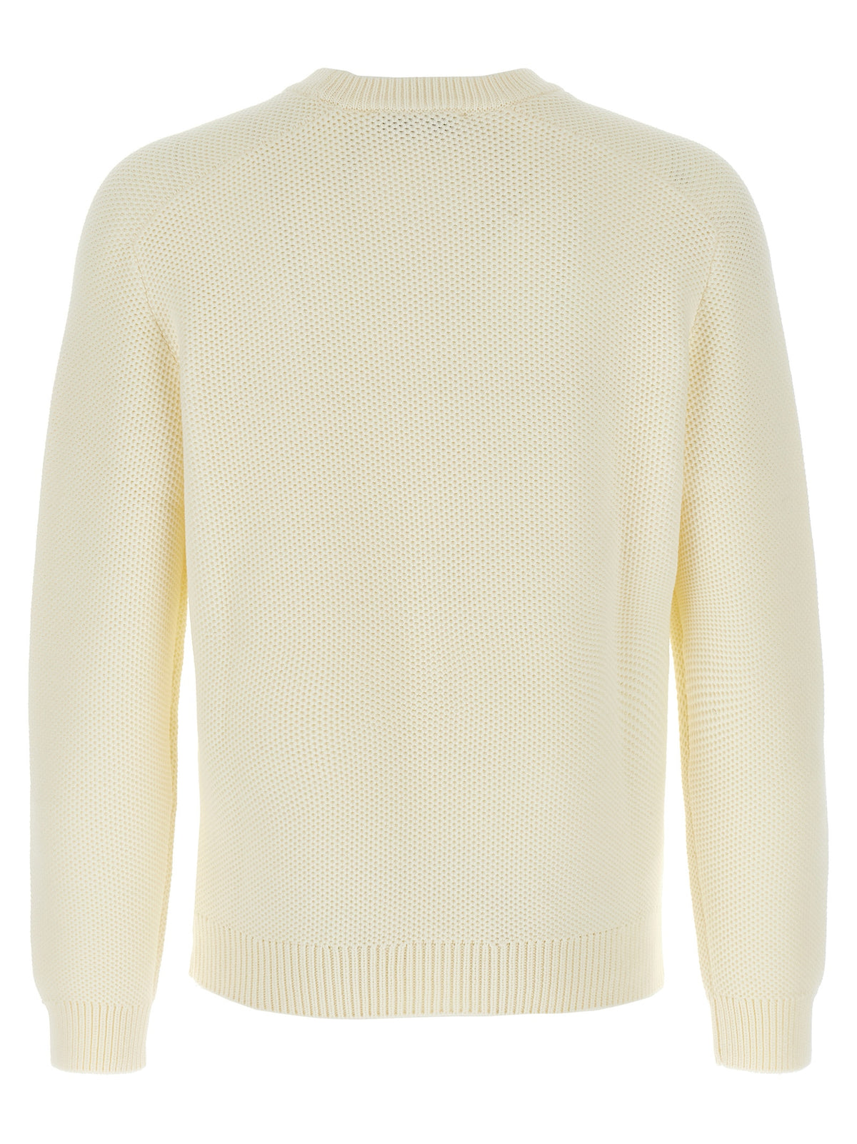 Cardigan bianco in cotone Maison Kitsuné