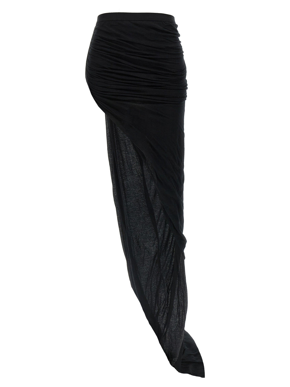 Minigonna Rick Owens in cotone nero