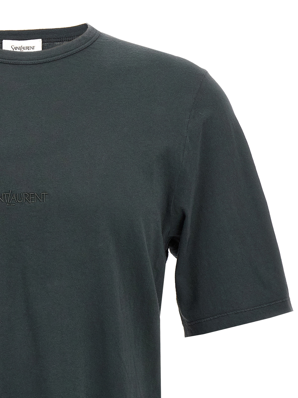 T-shirt Saint Laurent in cotone nero