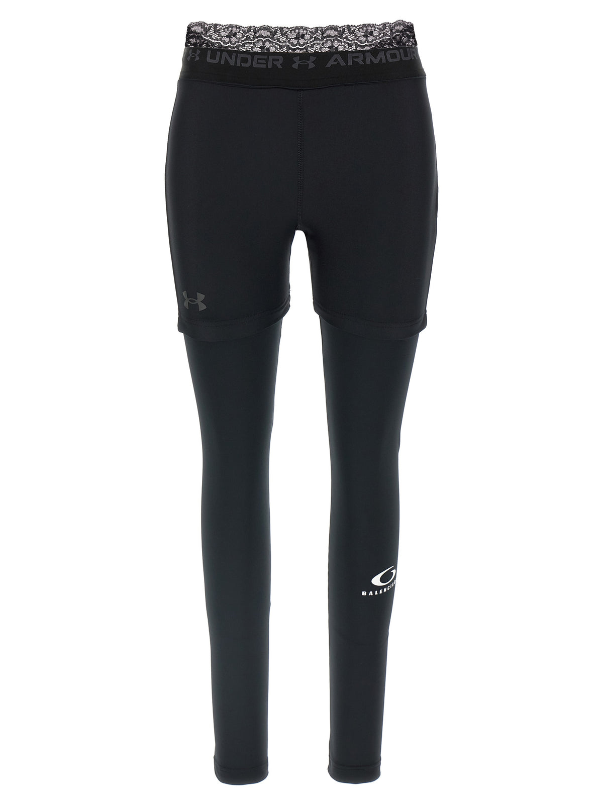 Leggings Balenciaga neri in poliestere