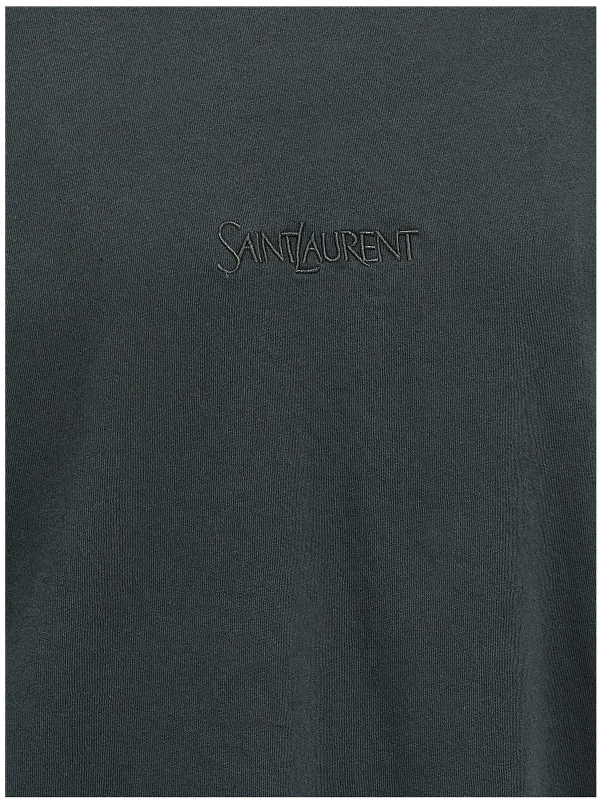 T-shirt Saint Laurent in cotone nero